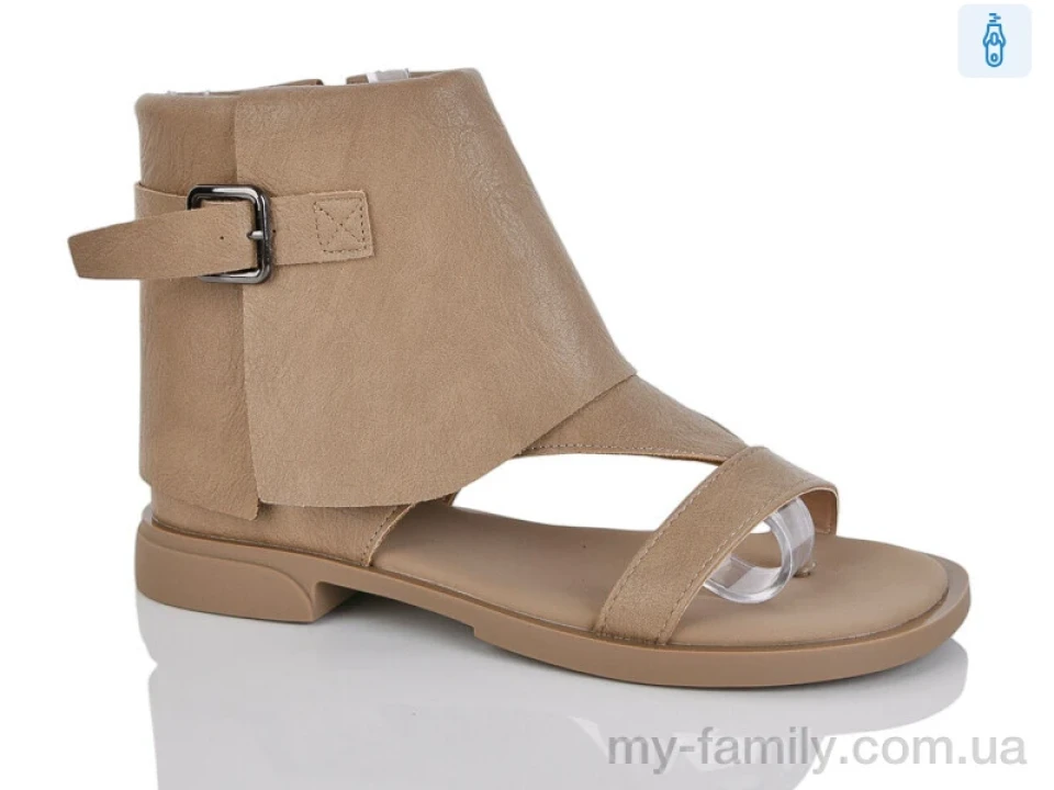 Босоножки искусственная кожа коричневый женщины -, Женские босоножки оптом