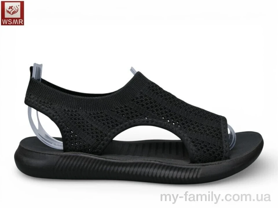 Босоножки текстиль черный женщины -, Женские босоножки оптом