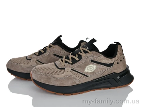 Кроссовки искусственная замша-текстиль коричневый мужчины -, Мужские кроссовки оптом