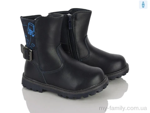Ботинки искусственная кожа синий дети девочка, Взуття оптом дети