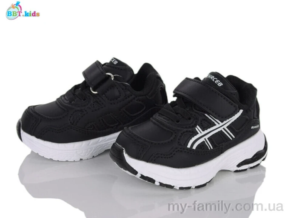 Кросівки штучна шкіра чорний діти унісекс, Дитячі кросівки оптом