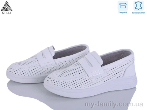 Туфлі натуральна шкіра білий жінки -, Туфлі жіночі оптом