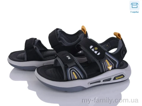 Сандалии искусственная кожа черный дети мальчик, Взуття оптом дети