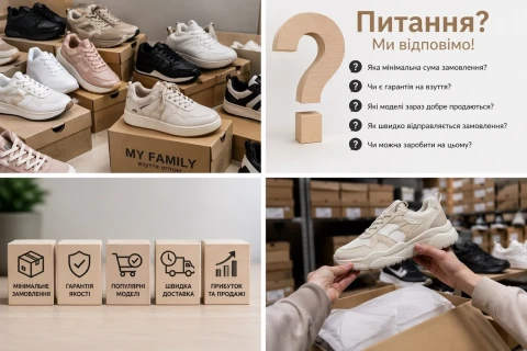 Питання, які найчастіше виникають у клієнтів при покупці взуття оптом частина перша