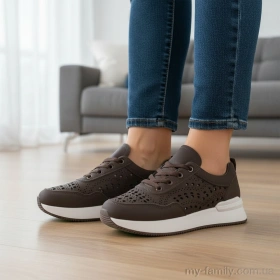 Кросівки штучна шкіра коричневий жінки -, Жіночі кросівки оптом