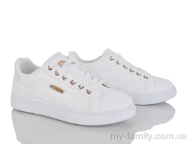 Кросівки штучна шкіра білий жінки -, Жіночі кросівки оптом