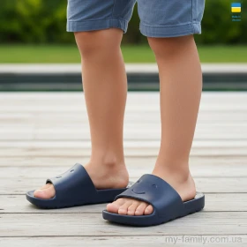 Шльопанці піна синій діти хлопчик, Дитячі шльопанці оптом