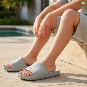 Шльопанці піна сірий діти хлопчик, Дитячі шльопанці оптом