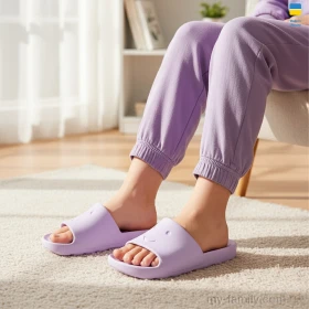 Шльопанці піна фіолетовий діти дівчинка, Дитячі шльопанці оптом