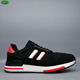 Кросівки штучна замша-текстиль чорний чоловіки -, Чоловічі кросівки оптом