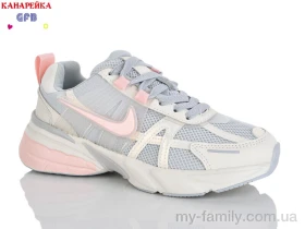 Кросівки штучна шкіра-текстиль сірий жінки дівчинка, Жіночі кросівки оптом