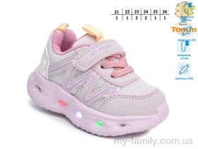 Кросівки штучна шкіра-текстиль фіолетовий діти дівчинка, Дитячі кросівки оптом