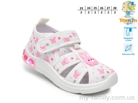 Капці текстиль білий діти дівчинка, Дитячі капці оптом