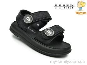 Босоніжки штучна шкіра чорний діти дівчинка, Взуття оптом діти