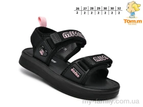 Босоніжки текстиль чорний діти дівчинка, Взуття оптом діти