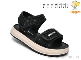 Босоніжки штучна шкіра чорний діти дівчинка, Взуття оптом діти