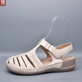 Босоніжки штучна шкіра бежевий жінки -, Жіночі босоніжки оптом