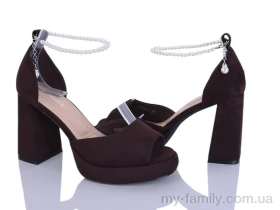 Босоніжки штучна замша коричневий жінки -, Жіночі босоніжки оптом