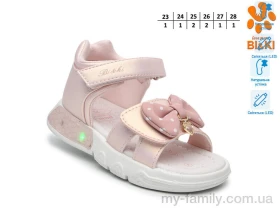 Босоніжки штучна шкіра-текстиль рожевий діти дівчинка, Взуття оптом діти