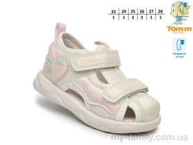 Босоніжки штучна шкіра-текстиль бежевий діти дівчинка, Взуття оптом діти