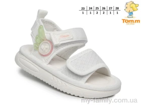 Босоніжки штучна шкіра-текстиль білий діти дівчинка, Взуття оптом діти