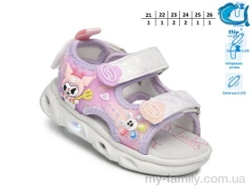 Босоніжки штучна шкіра-текстиль фіолетовий діти дівчинка, Взуття оптом діти