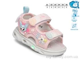 Босоніжки штучна шкіра-текстиль рожевий діти дівчинка, Взуття оптом діти