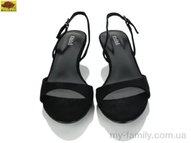 Босоніжки штучна замша чорний жінки -, Жіночі босоніжки оптом