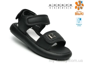 Босоніжки штучна шкіра чорний діти дівчинка, Взуття оптом діти