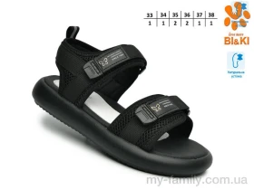 Босоніжки штучна шкіра-текстиль чорний діти дівчинка, Взуття оптом діти