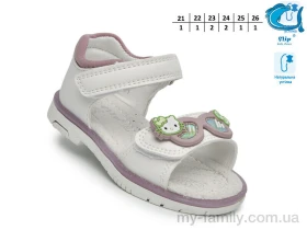 Босоніжки штучна шкіра білий діти дівчинка, Взуття оптом діти