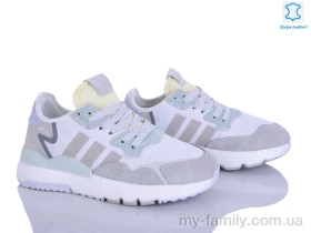 Кросівки натуральна замша-текстиль білий жінки -, Жіночі кросівки оптом