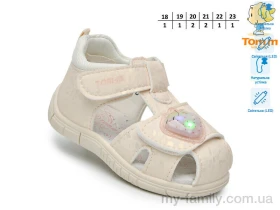 Босоніжки штучна шкіра бежевий діти дівчинка, Взуття оптом діти