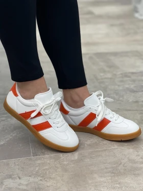 Кросівки штучна шкіра білий жінки -, Жіночі кросівки оптом