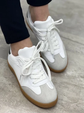 Кросівки штучна шкіра-штучна замша білий жінки -, Жіночі кросівки оптом