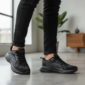 Кросівки текстиль чорний чоловіки -, Чоловічі кросівки оптом