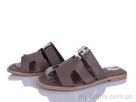 Шльопанці штучна шкіра коричневий жінки -, Жіночі шльопанці оптом