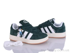 Кросівки штучна замша зелений діти унісекс, Дитячі кросівки оптом