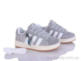 Кросівки штучна замша сірий діти унісекс, Дитячі кросівки оптом