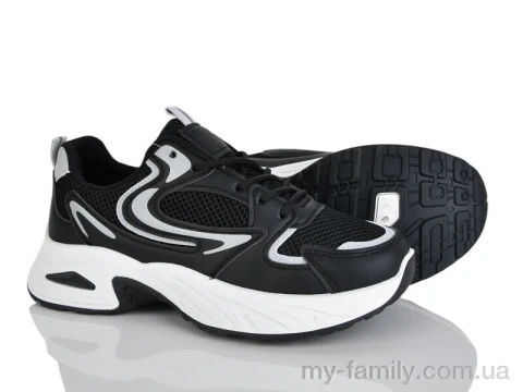 Кросівки штучна шкіра-текстиль чорний жінки -, Жіночі кросівки оптом