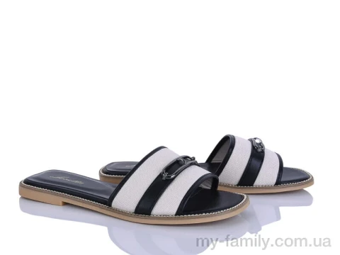 Шльопанці текстиль чорний жінки -, Жіночі шльопанці оптом