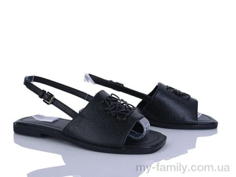 Босоніжки штучна шкіра чорний жінки -, Жіночі босоніжки оптом