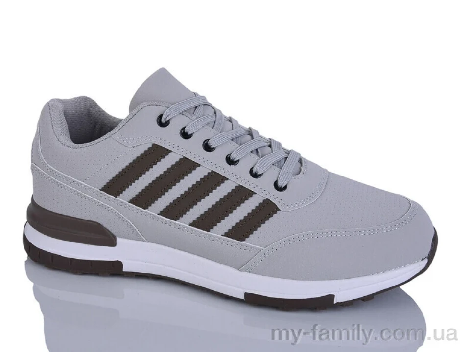 Кросівки штучна шкіра сірий чоловіки -, Чоловічі кросівки оптом