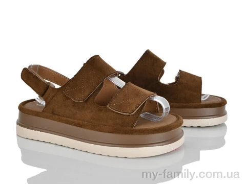 Босоніжки штучна замша коричневий жінки -, Жіночі босоніжки оптом