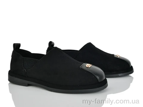 Туфлі штучна замша-штучна шкіра чорний жінки -, Туфлі жіночі оптом