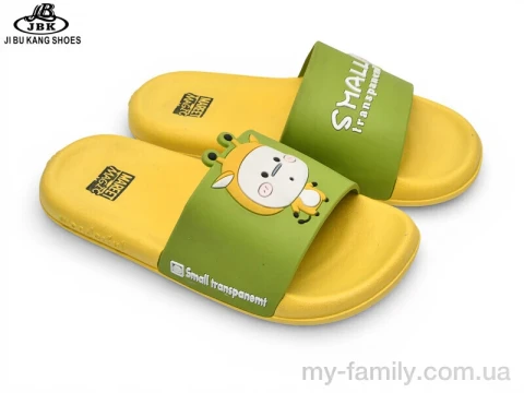 Шльопанці силікон жовтий діти хлопчик, Дитячі шльопанці оптом
