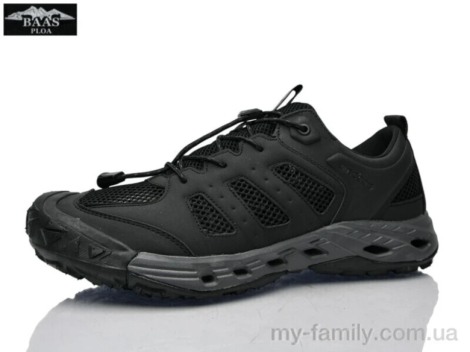 Кросівки штучна шкіра-текстиль чорний чоловіки -, Чоловічі кросівки оптом