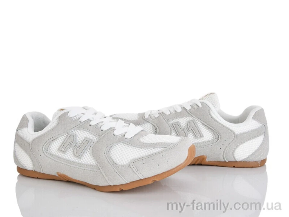 Кросівки штучна шкіра-текстиль сірий жінки -, Жіночі кросівки оптом