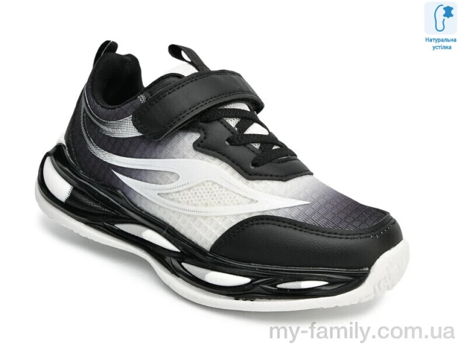 Кросівки штучна шкіра-текстиль чорний діти унісекс, Дитячі кросівки оптом