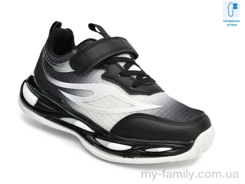 Кросівки штучна шкіра-текстиль чорний діти унісекс, Дитячі кросівки оптом